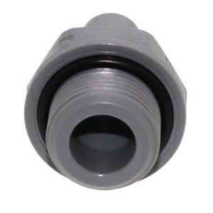 John Guest Stem Adapter BSPT - 3/16 x 1/8  BSPT