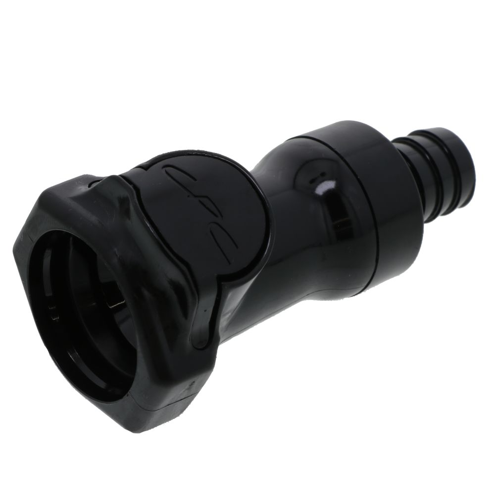 HFCD171057 Valved In-Line Hose Barb Coupling Body 5/8 ID Barb