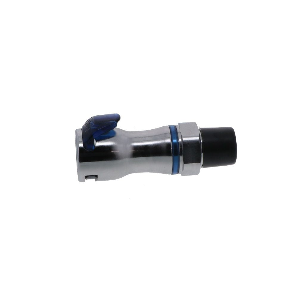 LQ4D10004BLU Valved Pipe Thread Liquid Cooling Coupling Body 1/4 NPT Cool Blue