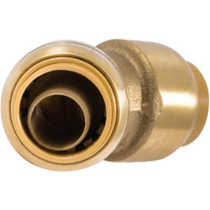 SharkBite® U648LF Lead-Free Brass Push-to-Connect 45-Degree Elbow - 1/2" x 1/2"