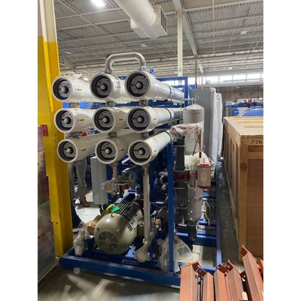GE Water 100 gpm RO Demineralization Water Treatment Plant 380v / 50 Hz
