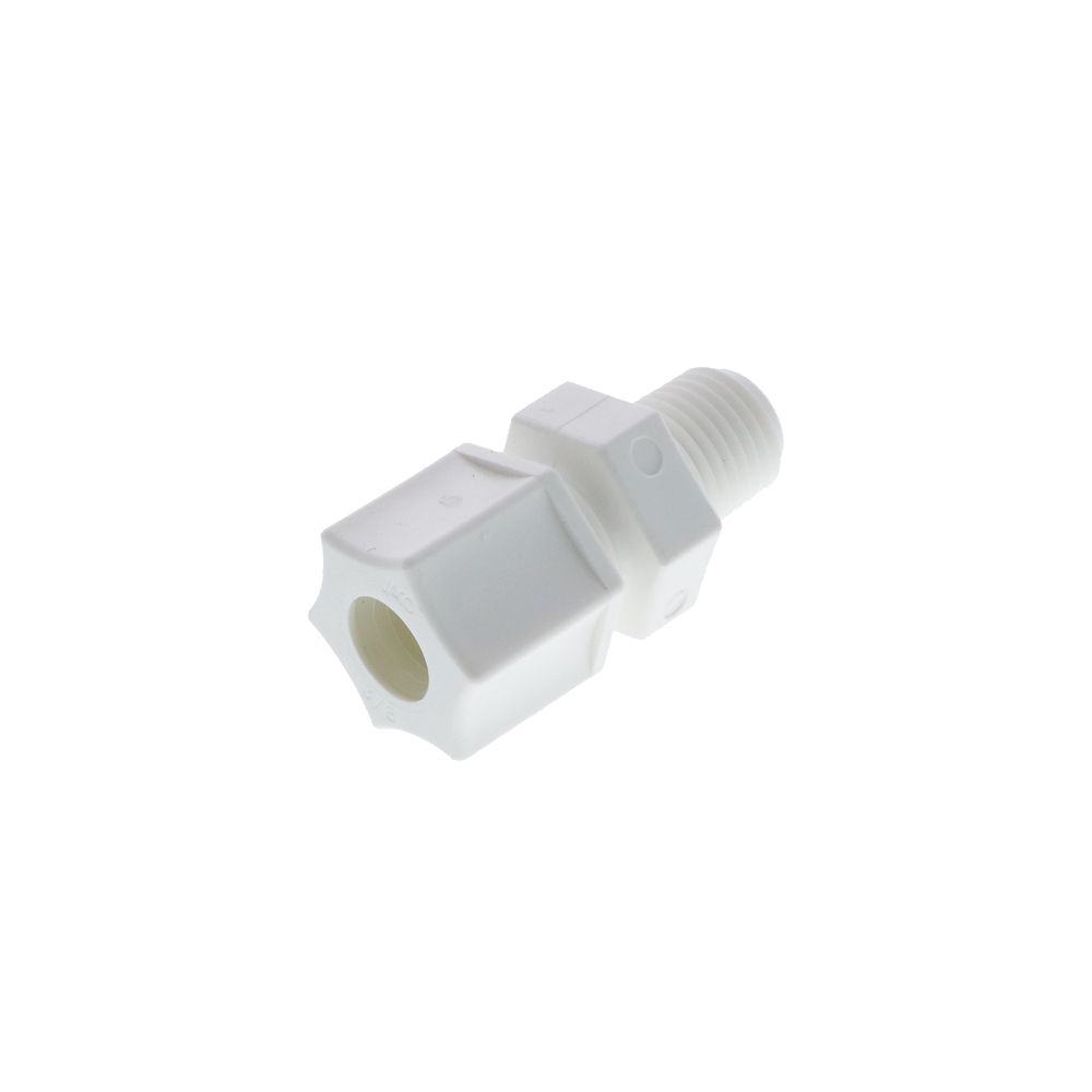 JACO 10-6-4-P-PG Polypropylene Male Connector 3/8 OD Tube x 1/4 MPT