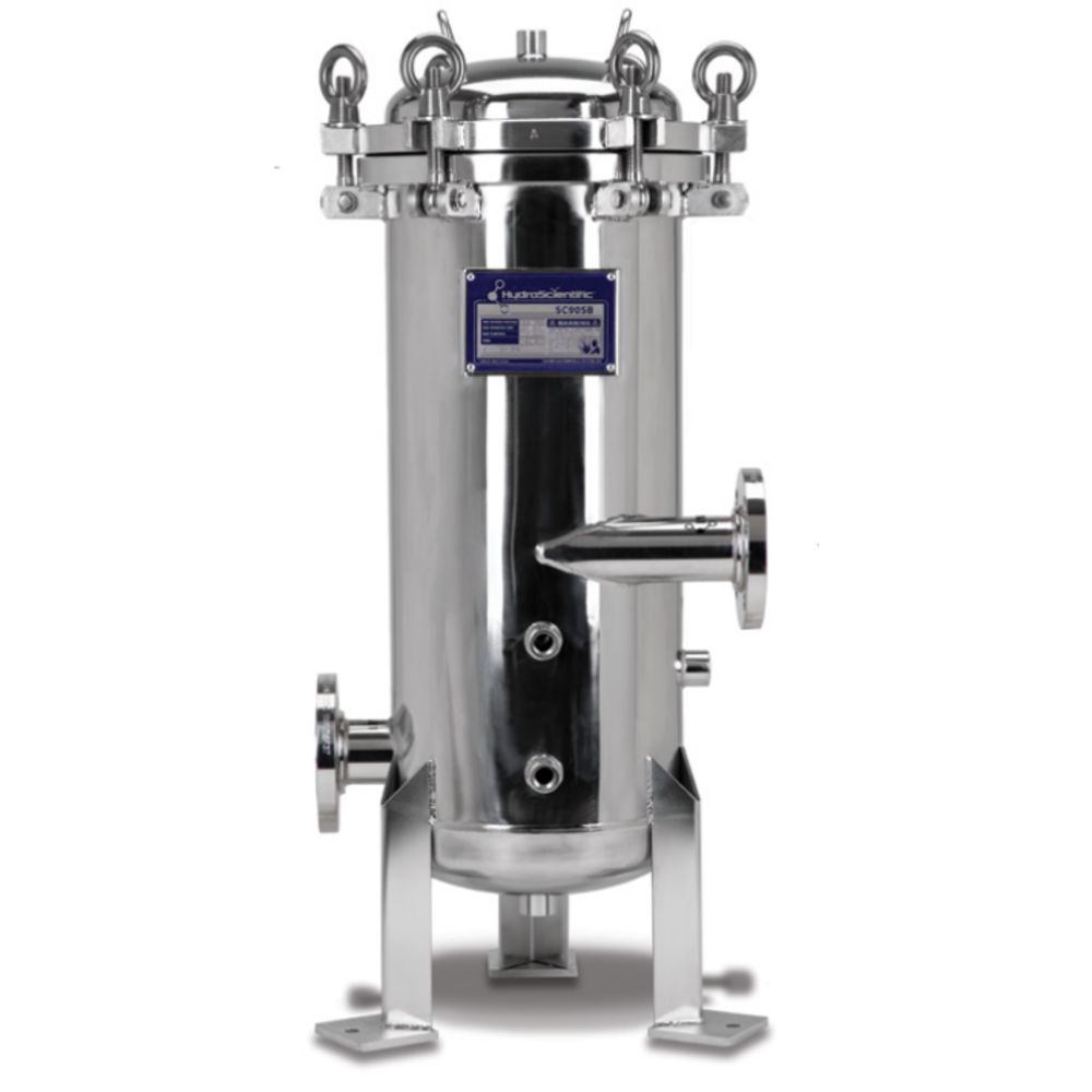 Sciclone™ Swing Bolt 170 Jumbo Filter Housing, 2FNPT, ML, GP, 304SS, EP