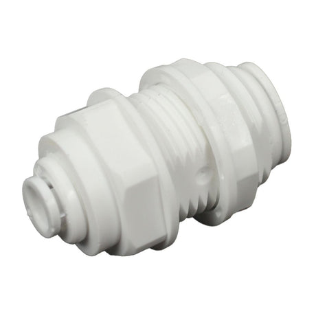 Bulkhead Union Acetal  1/4 qc x 3/8 qc