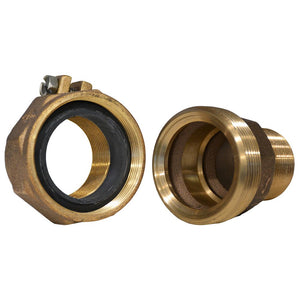 Lead-Free Brass Straight Reducing Union 1-1/4 Pack Joint [PEP] x 1 MPT
