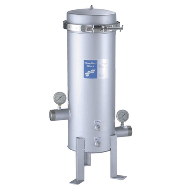 Flow-Max FMJCH90 Stainless Steel Jumbo Filter Housing 100 gpm