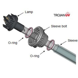Trojan 185nm UV Lamp 602830 for UVMax F, F4, Pro15 UVMax-47