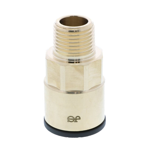 John Guest Lead-Free ProLock Brass Male Connector NPT - 3/4 CTS  x 1/2 NPT