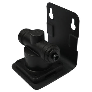 NeoPure EVP-QCP4Q Single Manifold, Valved, Black, 1/4 QC