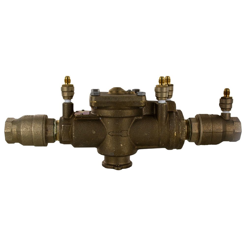 Watts Reduced Pressure Zone Backflow Preventer 1" Lead Free Bronze RPZ [LF009M2QT]
