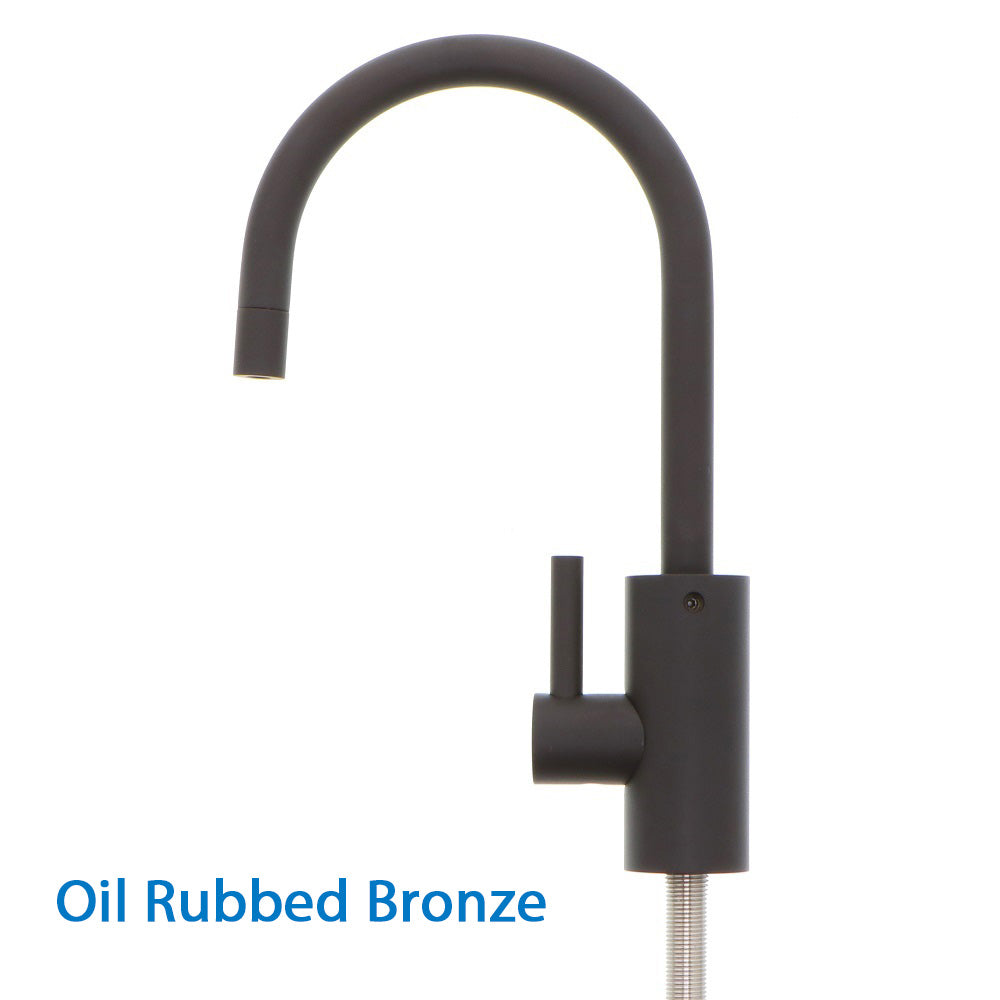 Mountain Plumbing MT1843-NL Contemporary Mini POU Faucet W/ Round Base and Handle