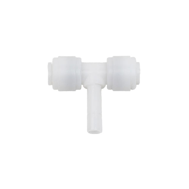 NeoFit - Acetal Natural White Stem Branch Tee 1/4" tube x stem 1/4"