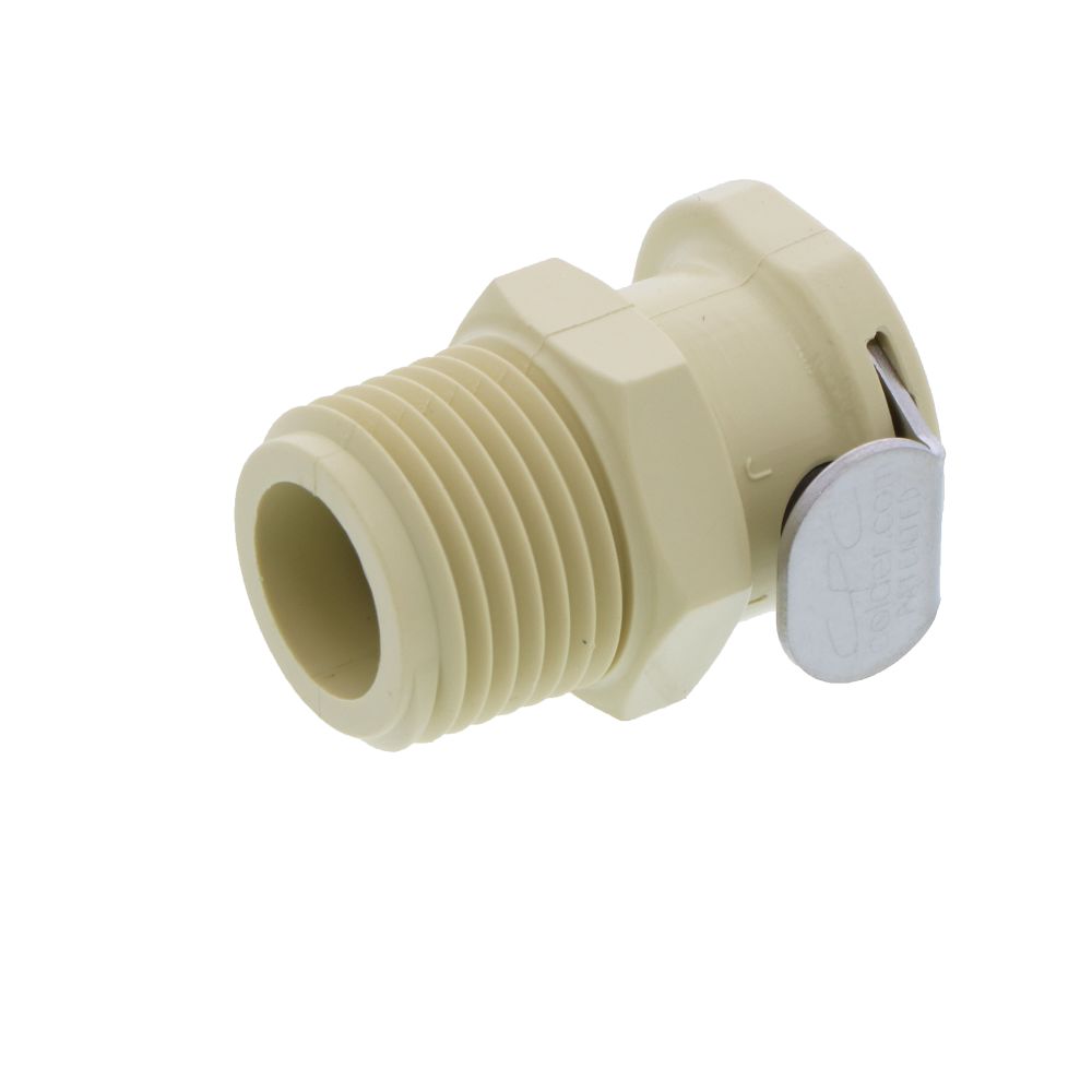 PLCD1000612 Valved Male Thread Coupling Body 3/8 NPT