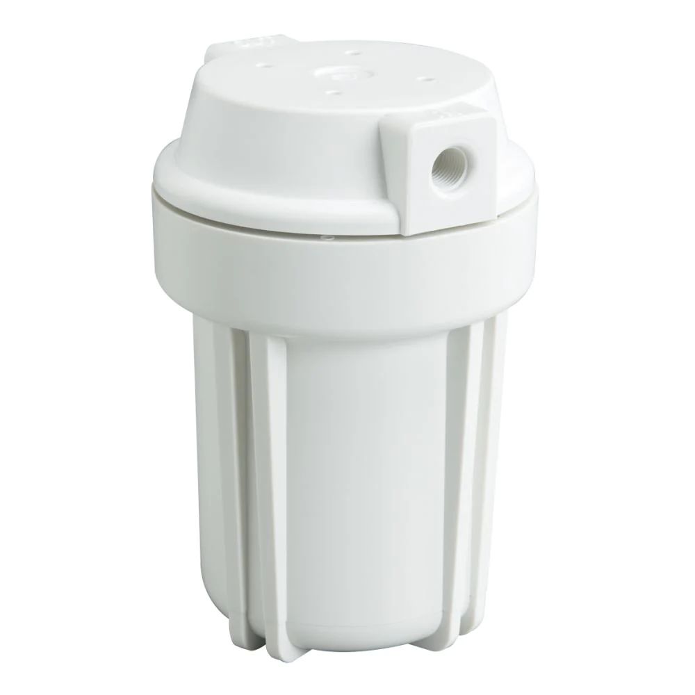 5" Neo-Pure SlimLine Flat Cap Housing NSF White Cap/White Sump 3/8" No Pressure Relief