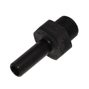 John Guest Stem Adapter BLACK ACETAL - 8mm x 1/8 BSPT
