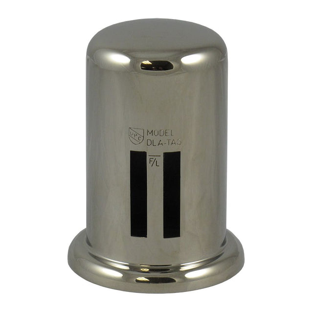 Brass Cover Cap for Twin Inlet Air Gap - Polished Nickel PVD