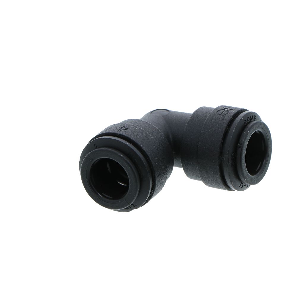 John Guest Union Elbow Black Polypropylene  - 3/8