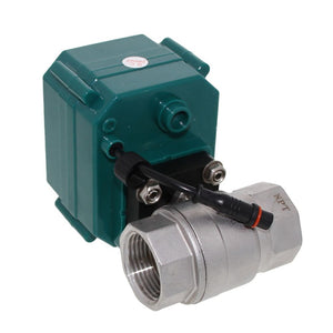Rusco Smart Leak Kit - 1" Smart Ball Valve & Smart Actuator w/ 2 Smart Leak Detectors