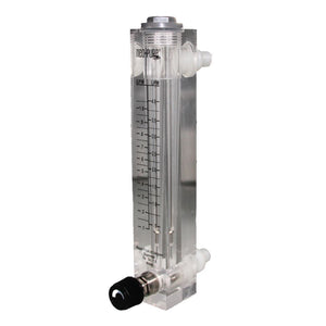 Neo-Pure Adjustable Panel Mount Flowmeter 0.1-1GPM 1/4" MNPT