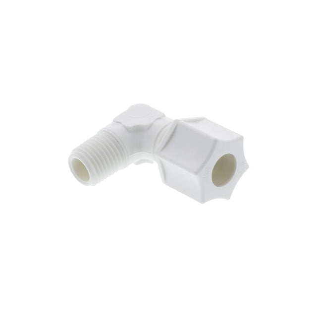 JACO 40-6-4-P-PG Polypropylene Male Elbow 3/8 OD Tube x 1/4 MPT