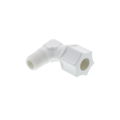 JACO 40-6-4-P-PG Polypropylene Male Elbow 3/8 OD Tube x 1/4 MPT
