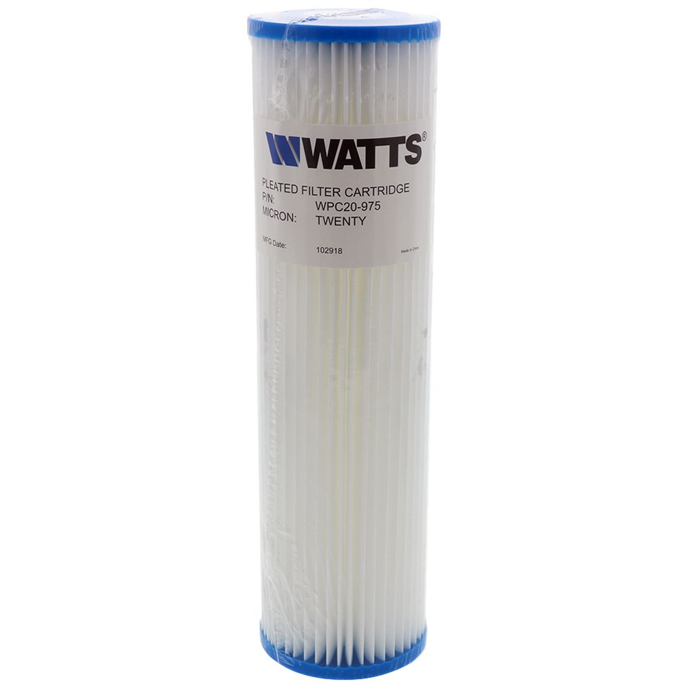 9-3/4" x 2-3/4" Flow-Max Pleated Poly - 20 mic