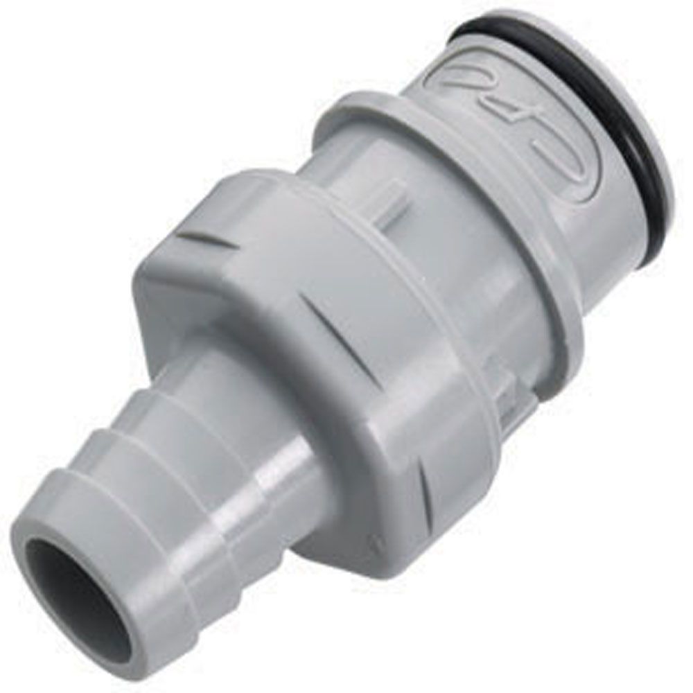 61400 NSF Valved In-Line Hose Barb Coupling Insert 1/2 ID Barb