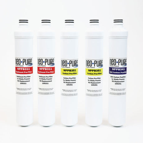 Neo-Pure Pre and Post Filter Replacement Kit for Watts Premier 531105