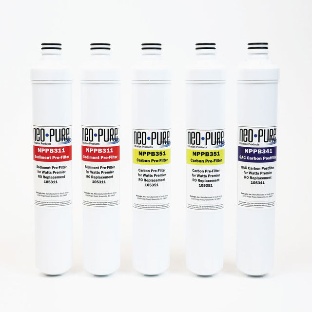 Neo-Pure Pre and Post Filter Replacement Kit for Watts Premier 531105