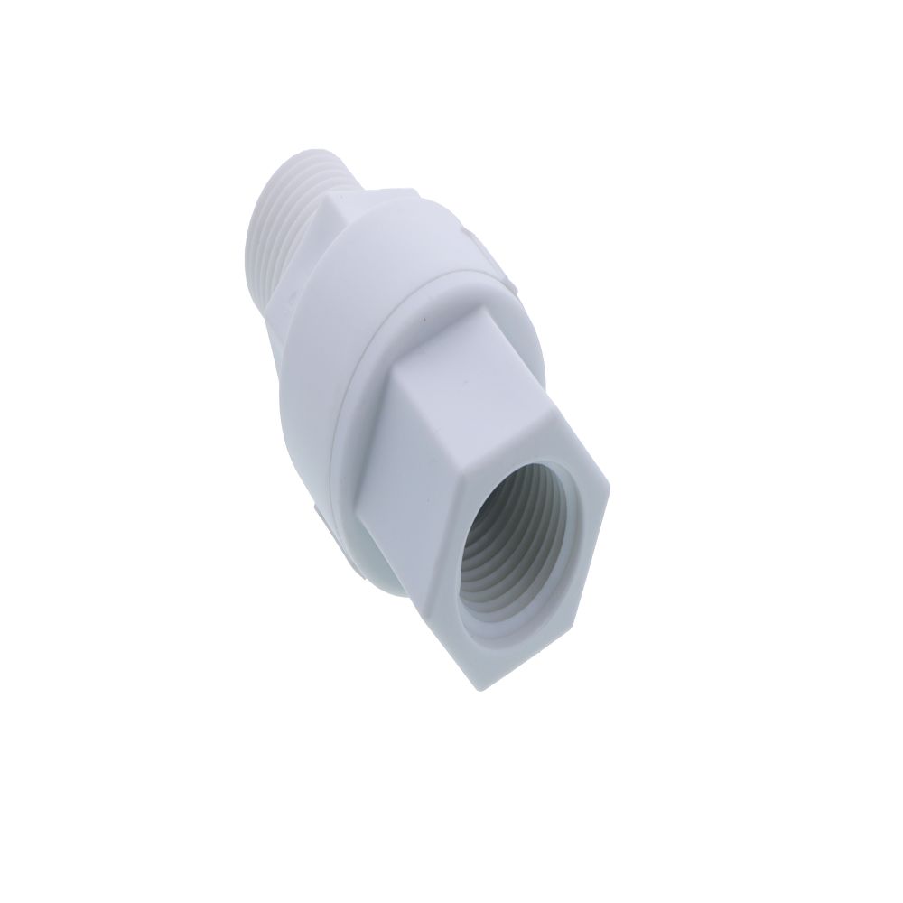 DrumQuik 2478900 Check Valve 302 Stainless Spring  EPR O-Ring 1/2 FNPT X 1/2 MNPT