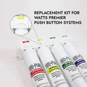 Neo-Pure RO Pure Plus VOC 6 Pack Filter Kit Replacement For Watts Premier WP531161