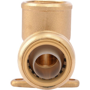 SharkBite® U340LF Lead-Free Brass Push-to-Connect Drop-Ear Elbow - 3/4" x 3/4" FPT