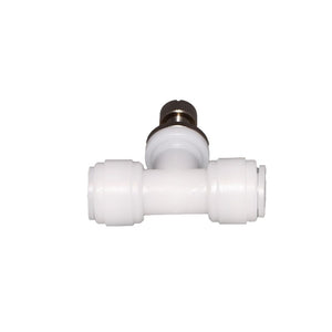 NeoFit - Acetal Natural White Flow Control Union Connector 1/4" tube