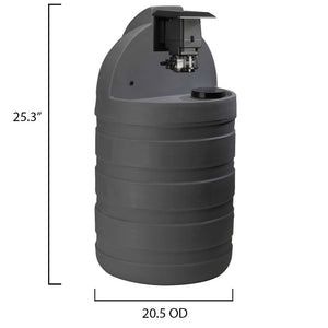 Stenner Single Head Fixed Output Pump with 30 Gallon Tank #1 Tube 3 GPD System