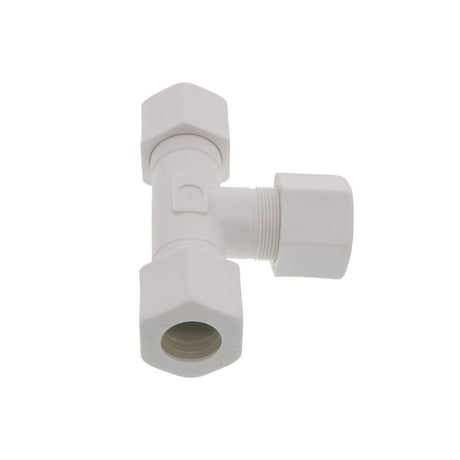 JACO 70-12-P-PG Polypropylene Union Tee 3/4 OD Tube x 3/4 OD Tube x 3/4 OD Tube