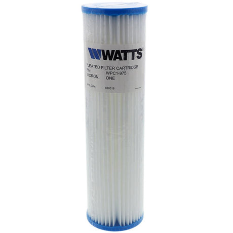 9-3/4" x 2-3/4" Flow-Max Pleated Poly - 1 mic