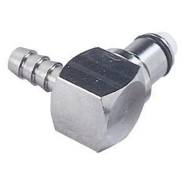 LCD23004 Valved Elbow Hose Barb Coupling Insert 1/4 ID Barb