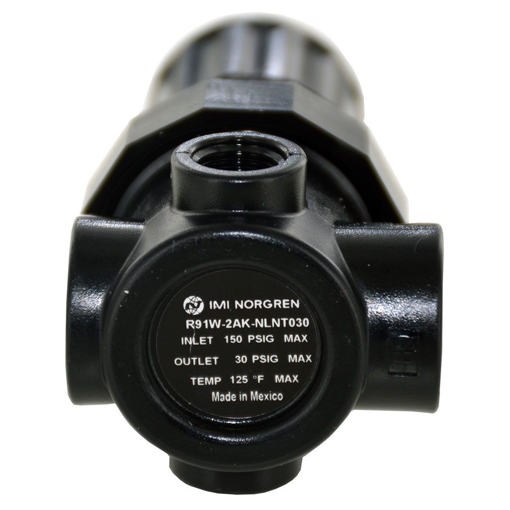 Norgren R91W-2AK-NLNT030 Non-Relieving Water/Air Pressure Regulator 1/4 FPT