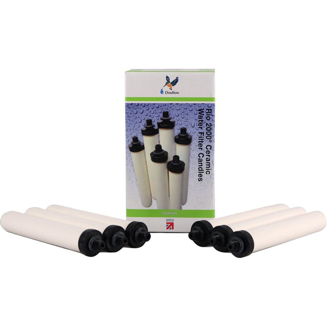 Doulton RIO 2000 Replacement Ceramic Water Filter Candle [6 pack]