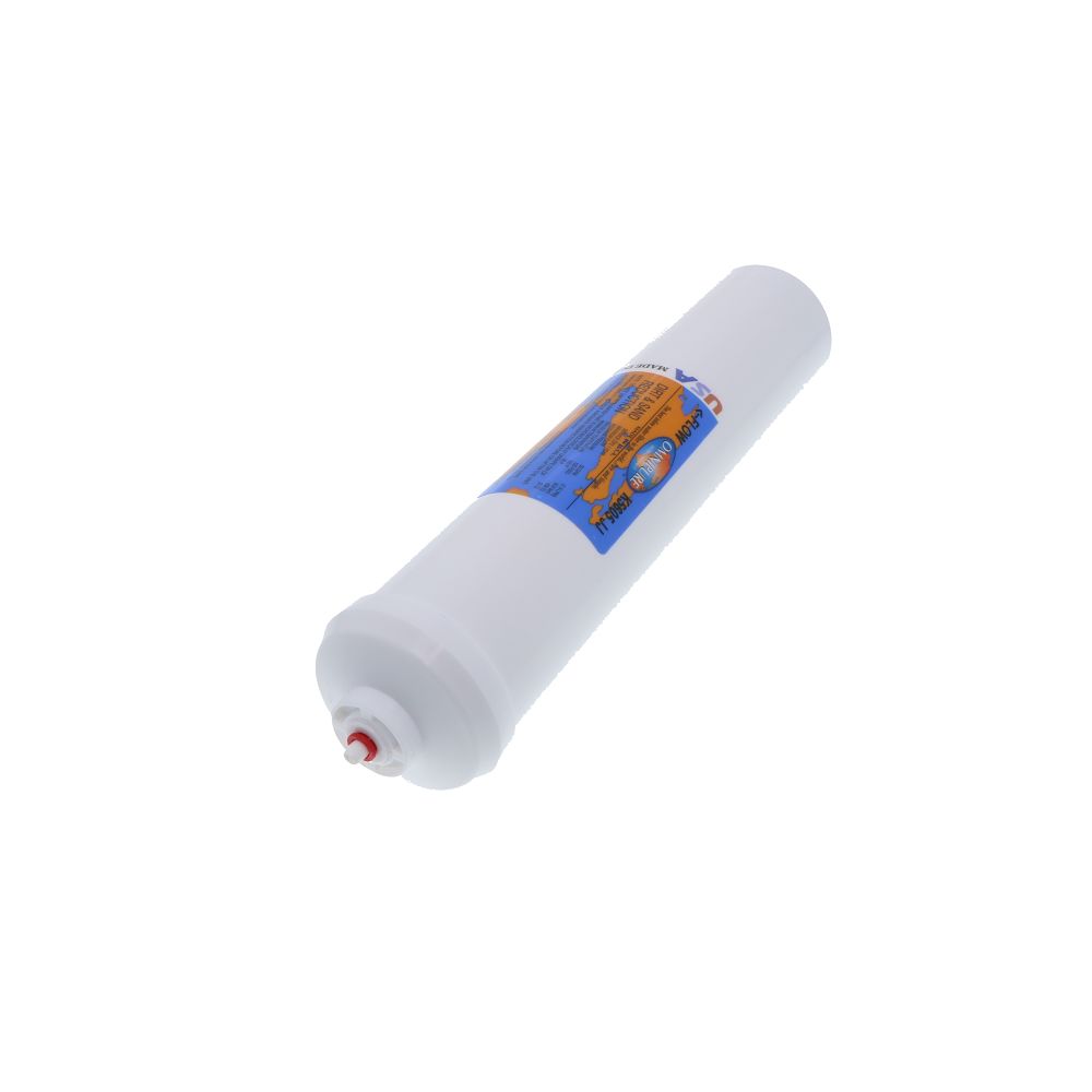 Omnipure Inline K5605-JJ 5 mic Sediment Prefilter - 12" x 2.5" Filter - 1/4" Quick Connect