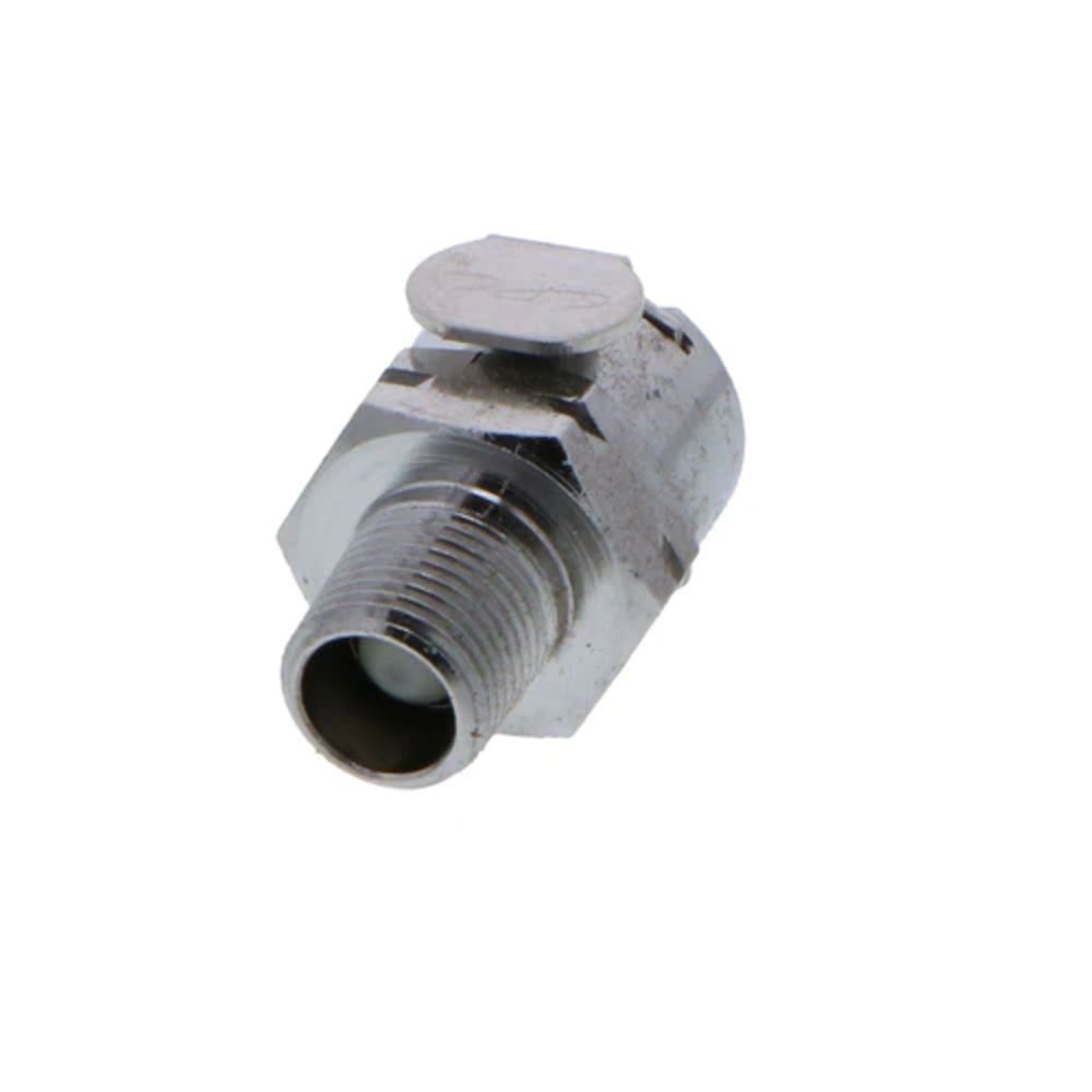 MCD1002BSPTV Valved Male Thread Coupling Body 1/8 BSPT FKM Seal