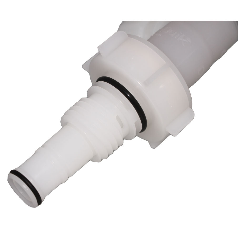 DrumQuik DQPUR120112208 PUR Flare Coupler FKM O-Ring PEEK PPS Spring - 3/4"