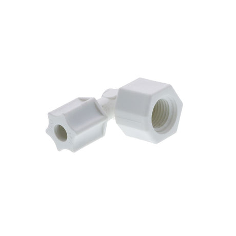 JACO 45-4-4-P-PG Polypropylene Female Elbow 1/4 OD Tube x 1/4 FPT