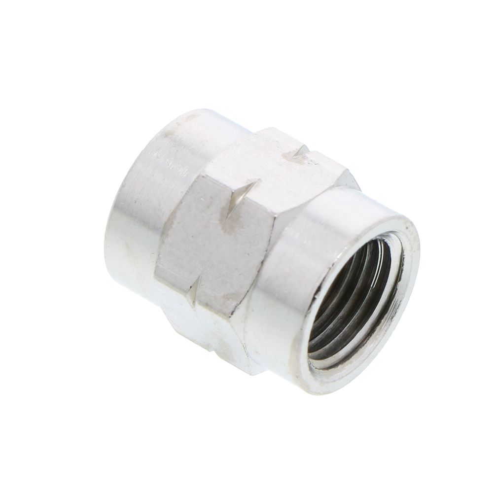 Nickel Plated Brass Coupling 1/8 NPTF x 1/8 NPTF