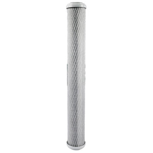 Neo-Pure CTO1-2520-S 2-1/2" x 20" Carbon Block Filter 5 Micron with 6 oz Siliphos CTO/Scale Prevention