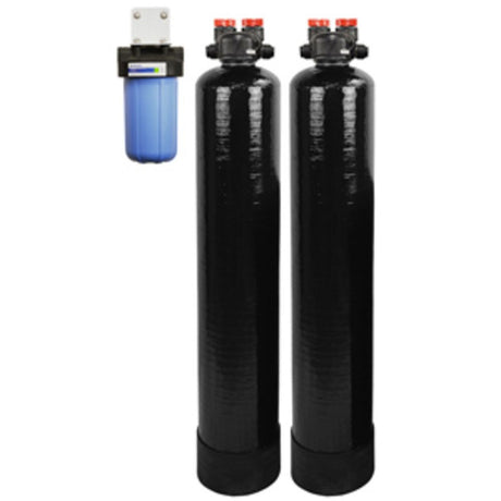 Whole House System with Salt-Free Water Conditioner for 1-2 Bathrooms
