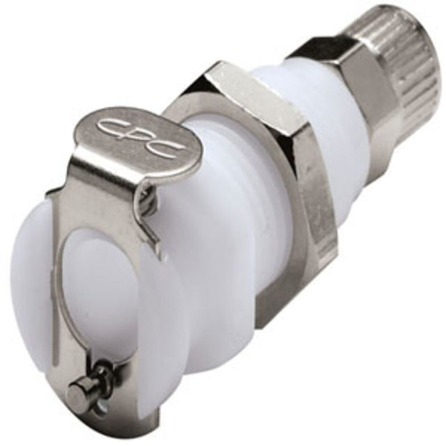 PMCD12M42 Valved Panel Mount Coupling Body 4mm PTF