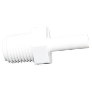 NeoFit - Polypropylene Natural White Stem Adapter 1/4" Stem x 1/4" NPTF