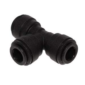John Guest Union Tee Black Polypropylene - 3/8