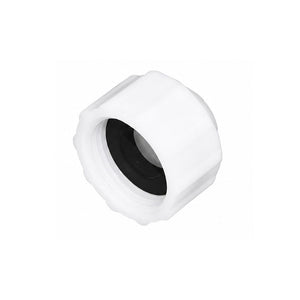 neoFit - Acetal True White F/F Reducer 1/4" x 3/4" Thread BSPP